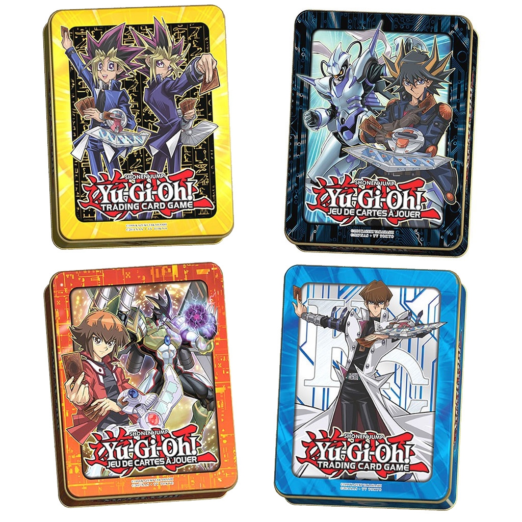 Tinbox Lot De Mega Tin Yugi Seto Kaiba Jaden Yusei