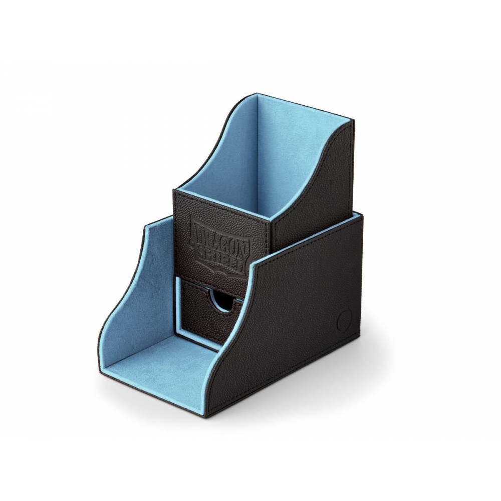 Boite De Rangement Nest Deck Box Dice Tray Noir Bleu Ultrajeux