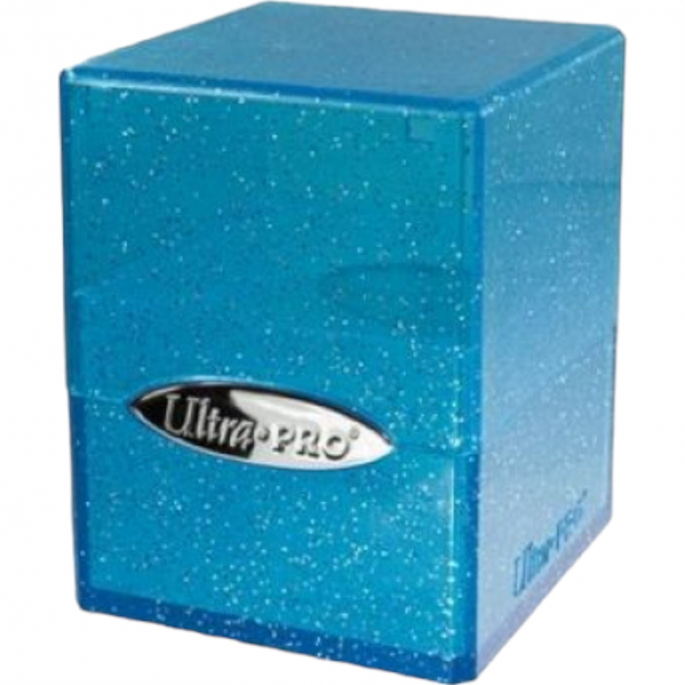 Boite De Rangement Ultra Pro Satin Cube Glitter Blue UltraJeux