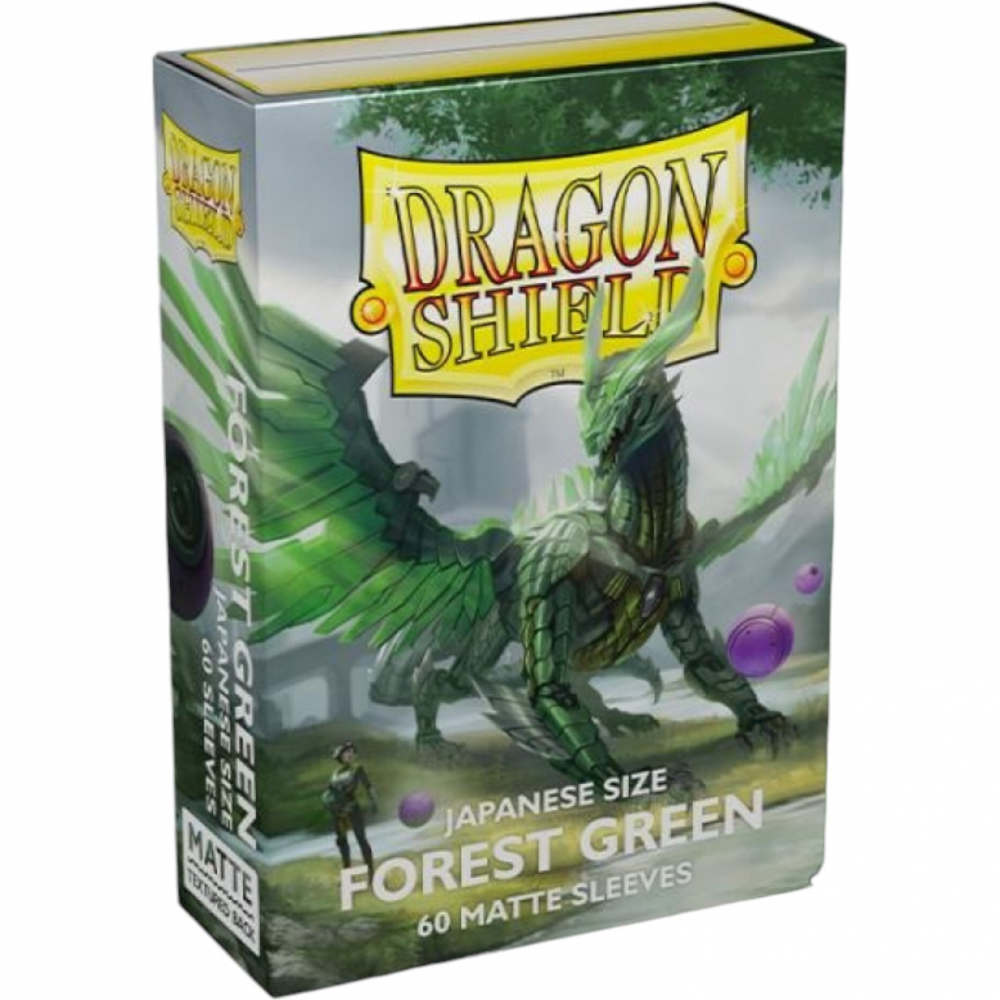 Protèges Cartes Format JAP Dragon Shield Sleeves Mini Matte Forest G