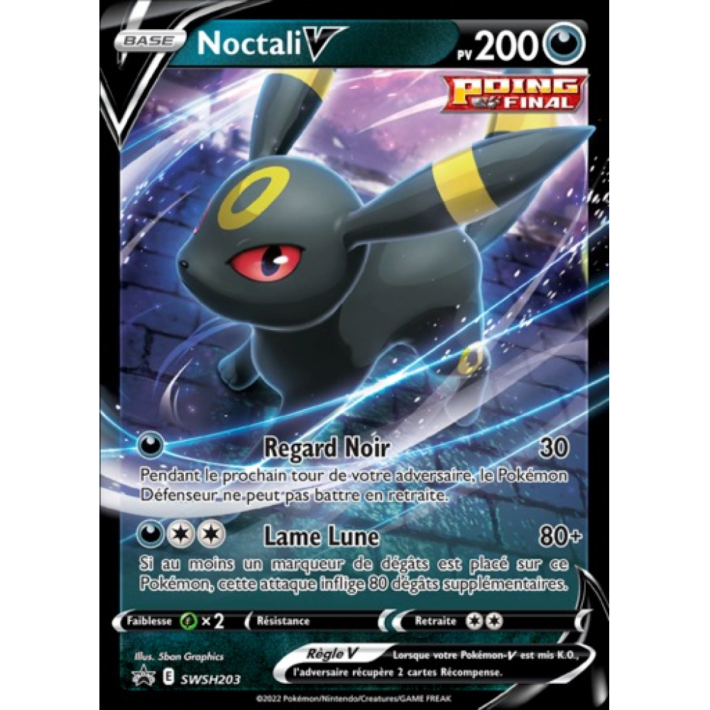 Produit Promo Pokemon Ep E Bouclier Noctali V Swsh Fr