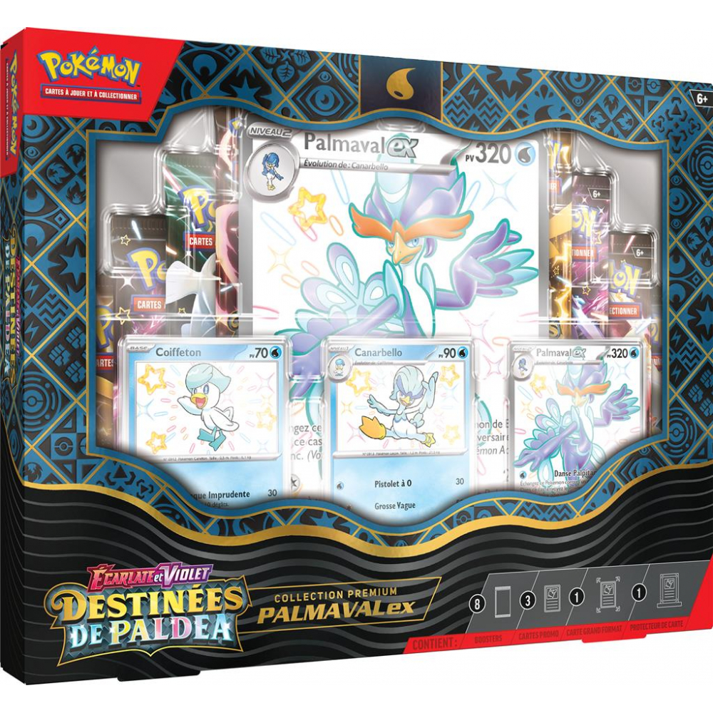 Coffret EV4 5 Ecarlate et Violet Destinées de Paldea Collection