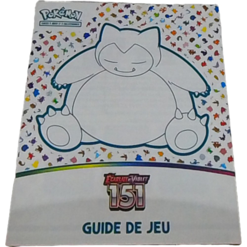 Compteur et Carnets Pokémon EV3 5 Ecarlate et Violet 151 Guide sur