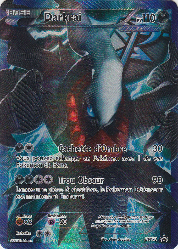 Produit Sp Cial Darkrai De Team Plasma Pok Mon Ultrajeux