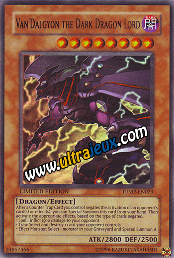 Van'dalgyon The Dark Dragon Lord (jump-en023) Yu-Gi-Oh! - UltraJeux