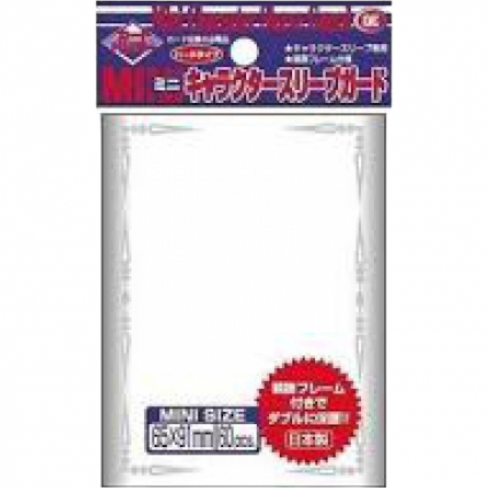 Protèges Cartes Format JAP Kmc - Mini Clear Character Sleeves
