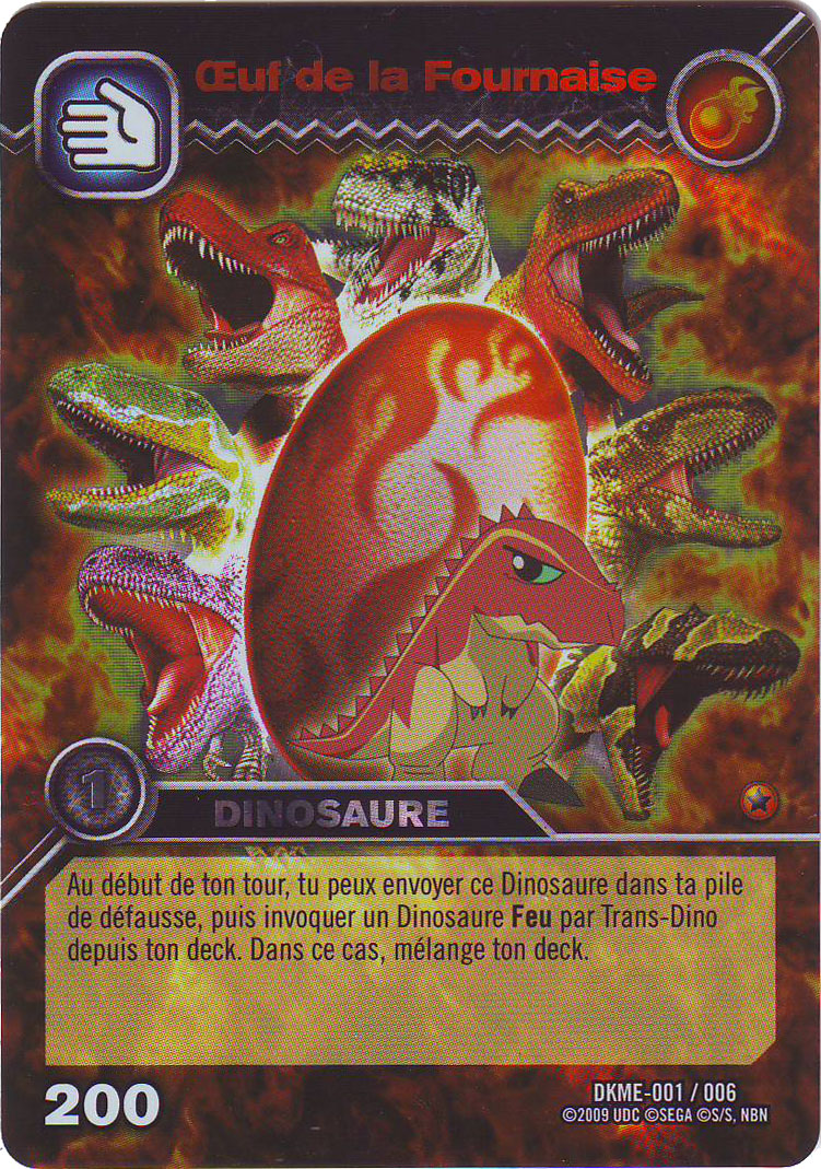 Oeuf De La Fournaise Dinosaur King - UltraJeux