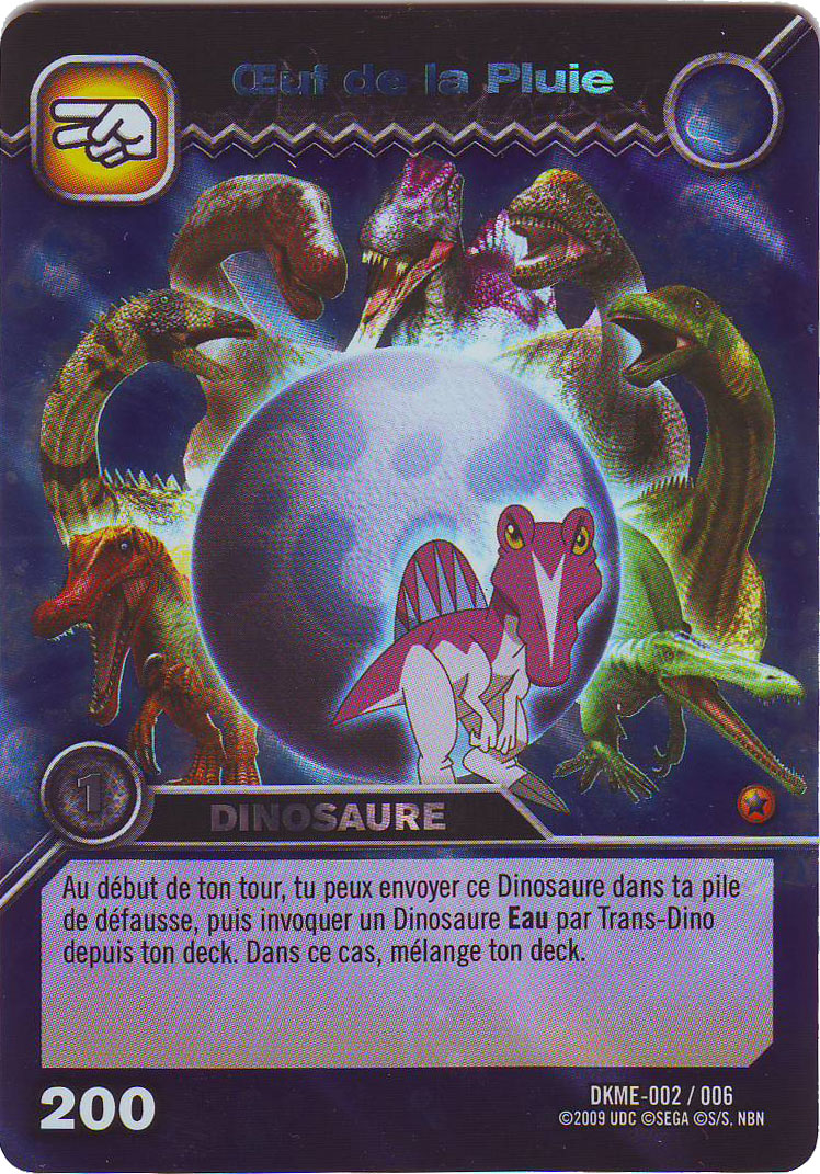 Oeuf De La Pluie Dinosaur King - UltraJeux