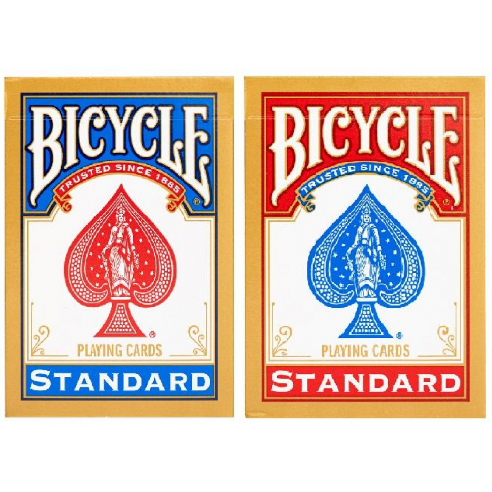 Jeu de 54 Cartes Poker Standard Dos Rouge - Bicycle - Acheter vos