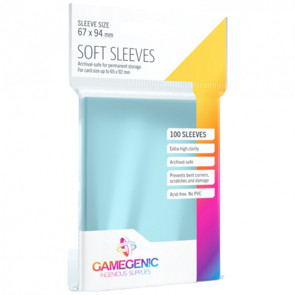Étuis protège-cartes (sleeves) Gamegenic 81x122mm (code format : Dixit  sand) premium (paquet de 90) - Au Tapis Vert
