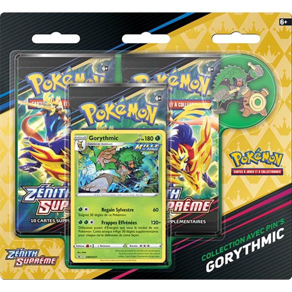 Portfolio Gorythmic/Zacian-Zamazenta - A5 - 4 Cases Pokémon - UltraJeux