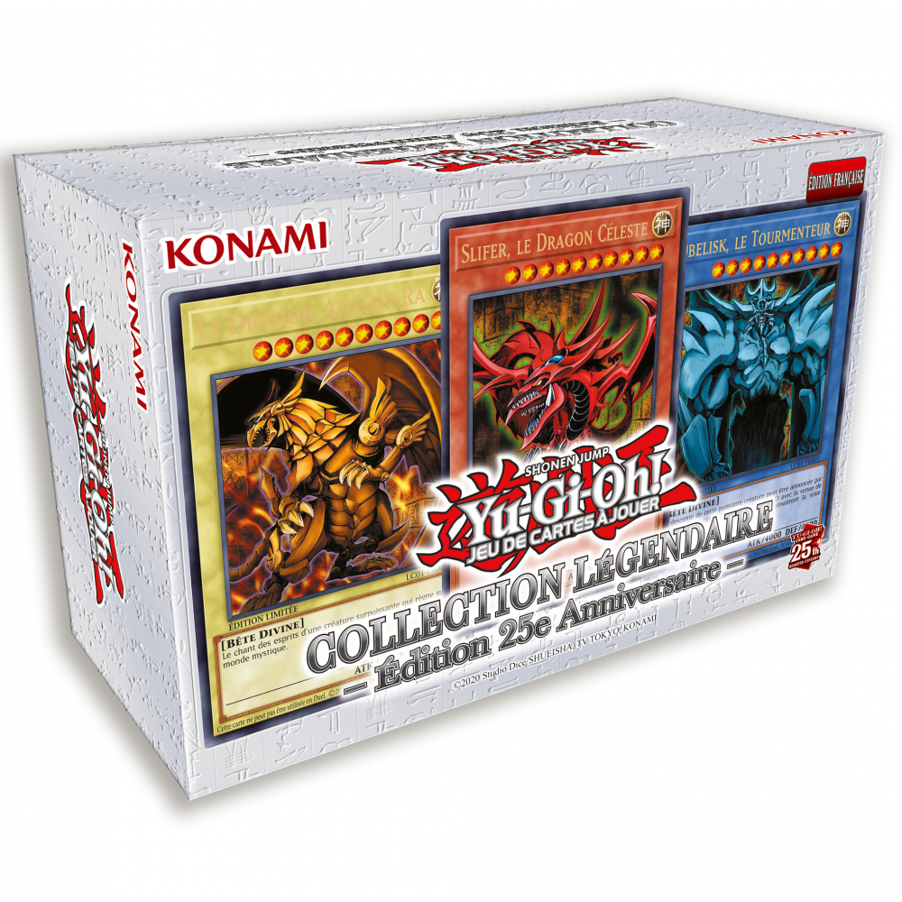 Coffret Collection Légendaire Édition 25e Anniversaire Yu-Gi-Oh ...