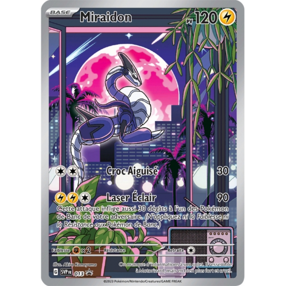 Produit Promo Pokemon EV01 Ecarlate et Violet Miraidon SVP013