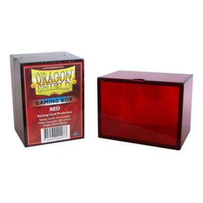 Deck Box et Rangement  Dragon Shield Gaming Strong Box - Rigide Rouge - 100 Cartes