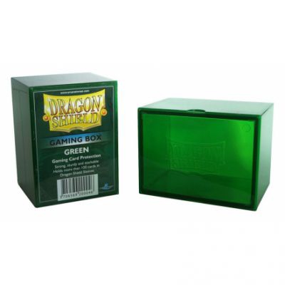 Deck Box et Rangement  Dragon Shield Gaming Strong Box - Rigide Vert - 100 Cartes