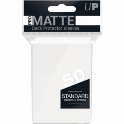Protges Cartes Standard  Sleeves Ultra-pro Standard Par 50 Blanc Matte