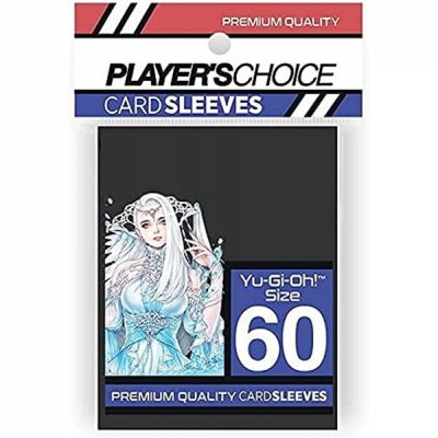 Protges Cartes Format JAP  Player's Choice Yu-gi-oh! Black/Noir