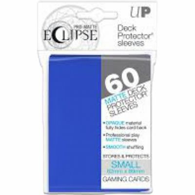 Protges Cartes Format JAP  Sleeves Ultra-pro Mini Par 60 Eclipse Matte Bleu Pacifique (Pacific Blue)