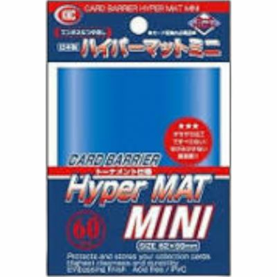 Protges Cartes Format JAP  Kmc - Mini Blue Hyper Mat (Bleu & Matte par 60)