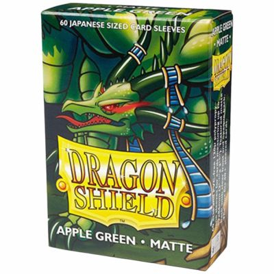 Protges Cartes Format JAP  Dragon Shield Sleeves Mini Matte - Apple Green - Vert Pomme - par 60
