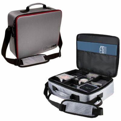 Deck Box et Rangement  Valise - Gaming Case Deluxe Silver/Rouge