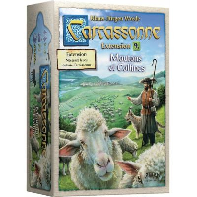 Gestion Best-Seller Carcassonne : Extension 9 - Moutons & Collines