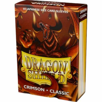 Protges Cartes Format JAP  Dragon Shield Sleeves Mini Classic - Crimson - Cramoisi - par 60
