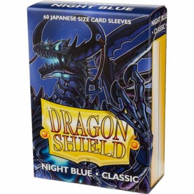 Protges Cartes Format JAP  Dragon ShieldSleeves Mini Classic - Night Blue - Bleu Fonc par 60