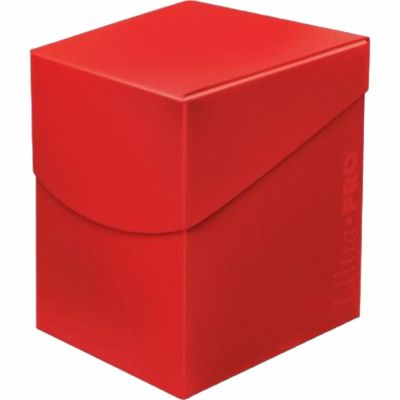 Deck Box et Rangement  Deck Box Ultrapro Eclipse 100+ (grande Taille) - Rouge
