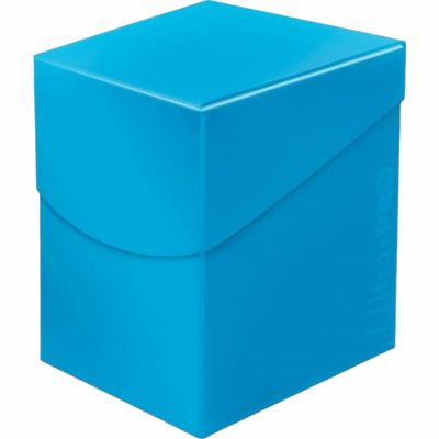 Deck Box et Rangement  Deck Box Ultrapro Eclipse 100+ (grande Taille) - Bleu Ciel (Sky Blue)