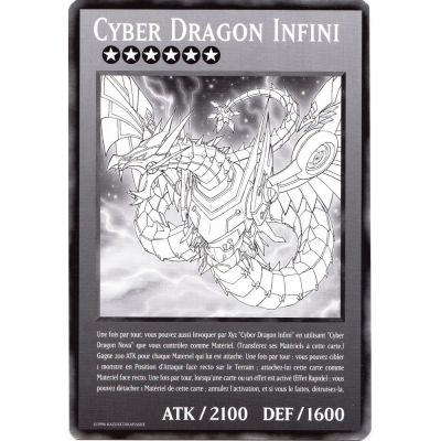 Produit DUOV - Carte Géante Jumbo - Cyber Dragon Infini Yu-Gi-Oh! -  UltraJeux