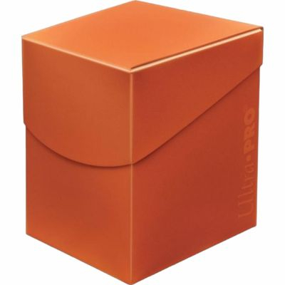 Deck Box et Rangement  Deck Box Ultrapro Eclipse 100+ (grande Taille) - Orange Citrouille (Pumpkin Orange)