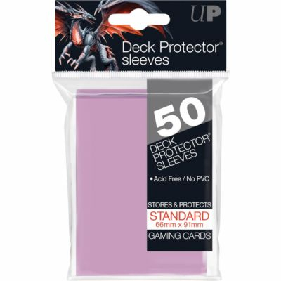 Protges Cartes Standard  Sleeves Ultra-pro Standard Par 50 Rose (Solid Pink)