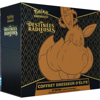 ETB - Coffret Dresseur d'Elite Pokmon EB4.5 Destines Radieuses - Dresseur d'Elite - Evoli