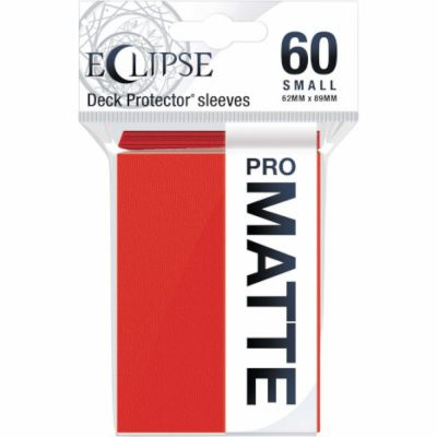 Protges Cartes Format JAP  Sleeves Ultra-pro Mini Par 60 Eclipse Pro Matte Rouge Pomme (Apple Red)