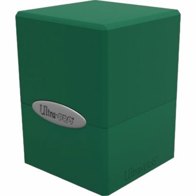 Deck Box et Rangement  Satin Cube Deck Box Green Forest