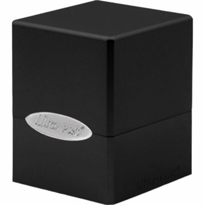 Deck Box et Rangement  Satin Cube Deck Box Jet Black