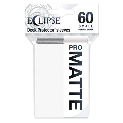 Protges Cartes Format JAP  Sleeves Ultra-pro Mini Par 60 Eclipse Pro Matte Blanc (Arctic White)