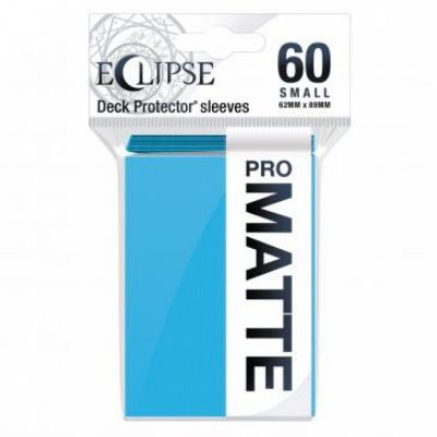 Protges Cartes Format JAP  Sleeves Ultra-pro Mini Par 60 Eclipse Pro Matte Bleu Ciel (Sky Blue)