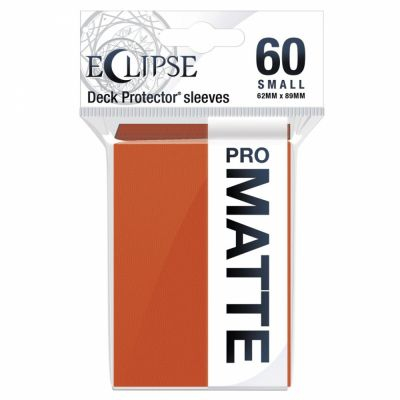 Protges Cartes Format JAP  Sleeves Ultra-pro Mini Par 60 Eclipse Pro Matte Orange (Pumpkin Orange)
