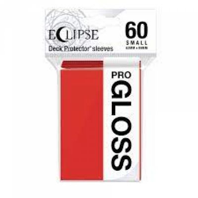 Protges Cartes Format JAP  Sleeves Ultra-pro Mini Par 60 Eclipse Pro Gloss Rouge ( Apple Red) - GLOSS