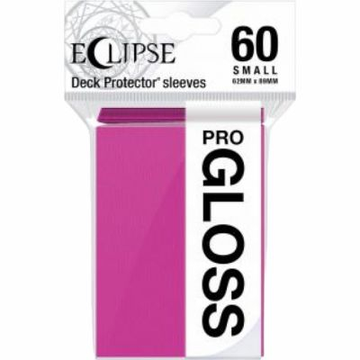 Protges Cartes Format JAP  Sleeves Ultra-pro Mini Par 60 Eclipse Pro Gloss Rose (Hot Pink) - GLOSS