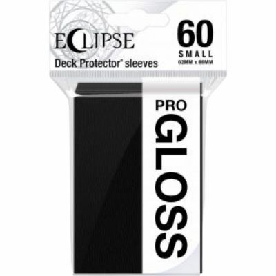 Protges Cartes Format JAP  Sleeves Ultra-pro Mini Par 60 Eclipse Pro Gloss Noir (Jet Black) - GLOSS