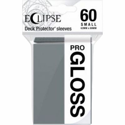 Protges Cartes Format JAP  Sleeves Ultra-pro Mini Par 60 Eclipse Pro Gloss Gris (Smoke Grey) - GLOSS