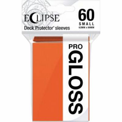 Protges Cartes Format JAP  Sleeves Ultra-pro Mini Par 60 Eclipse Pro Gloss orange (pumpkin) - GLOSS