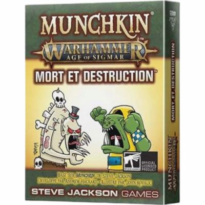 Jeu de Cartes Ambiance Munchkin Warhammer Age of Sigmar Mort et destruction