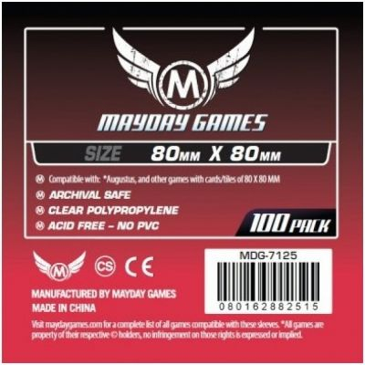 Protges cartes Spciaux  Mayday Games - Square 80x80mm - par 100