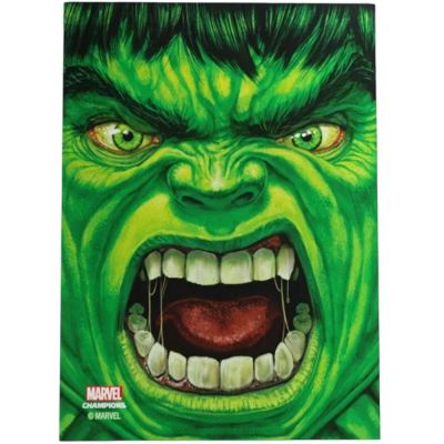 Protges cartes Spciaux  50 Prime Sleeves - 66x91mm Standard Card Game - Marvel Hulk