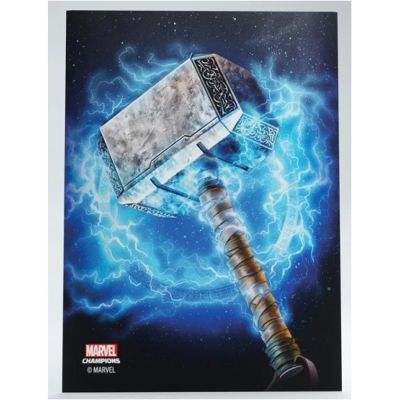 Protges cartes Spciaux  50 Prime Sleeves - 66x91mm Standard Card Game - Marvel Thor
