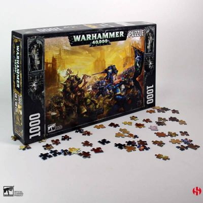 Rflxion Pop-Culture Puzzle Warhammer 40.000 - Guilliman VS Black Legion (1000 PCS)